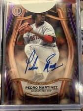 2025 Topps Tribute Pillars Of The Game Autographs Pedro Martinez #PTGA-PED card