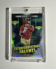 Shohei Ohtani 2023 Topps Cosmic Chrome Extraterrestrial Talent card