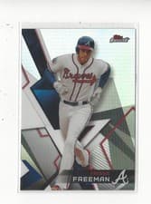 Freddie Freeman 2018 Topps Finest card