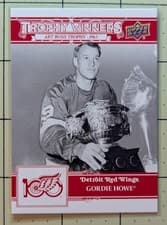 2025-26 Upper Deck Detroit Red Wings Centennial Trophy Winners Gordie Howe #140