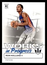 2024-25 Panini Court Kings Works in Progress Ron Holland II #28 card