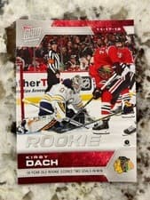 Kirby Dach 2019 Topps Now NHL Stickers card
