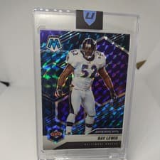 Ray Lewis 2021 Panini Mosaic card