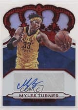 Myles Turner 2018 Panini Crown Royale Crown Autographs card