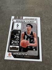 Victor Wembanyama 2025 Panini Contenders EuroLeague card