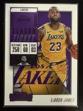 LeBron James 2018 Panini Contenders card