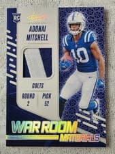 Adonai Mitchell 2024 Panini Absolute War Room Materials card