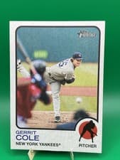 Gerrit Cole 2022 Topps Heritage card