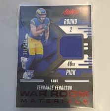 2025 Panini Absolute War Room Materials Terrance Ferguson #WRM-TFE card