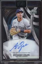 2024 Topps Chrome Black Super Futures Autographs Anthony Volpe #SFA-AV card