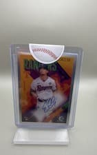 2024 Bowman Chrome Ascensions Autographs Evan Carter #BAA-EC card