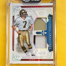 2025 Panini National Treasures Treasures of the Hall Morten Andersen #21 card