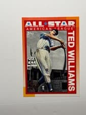 2025 Topps 1990 Topps All-Star Baseball Ted Williams #90AS-8 card