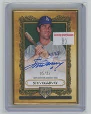 Steve Garvey 2025 Topps Gilded Collection Topps Gallery of Gold Autographs card