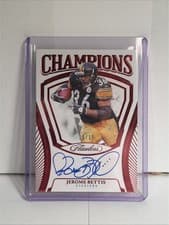 2025 Panini Flawless Champions Signatures Jerome Bettis #24 card