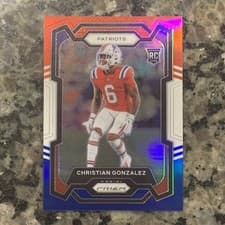 Christian Gonzalez 2023 Panini Prizm card