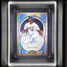 2026 Topps Tier One Prime Performers Autographs Juan Gonzalez #PPA-JG card