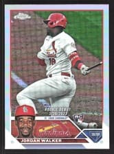 Jordan Walker 2023 Topps Chrome Update card