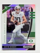 2020 Panini Prizm Draft Picks Justin Herbert #102