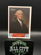 George Washington 2025 Topps Heritage Notable Americans card