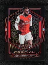 Alexandre Lacazette 2019 Panini Obsidian card