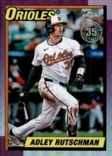 2025 Topps Chrome Update 1990 Topps Chrome Adley Rutschman #90CU-8 card
