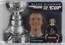 2024-25 Upper Deck Black Diamond Run for the Cup Conor Geekie #RUN-GE card