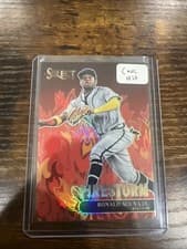 Ronald Acuna Jr. 2022 Panini Select Firestorm card