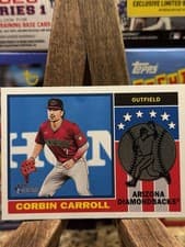 Corbin Carroll 2025 Topps Heritage 1976 Player Icon card