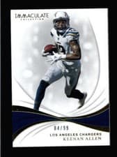 Keenan Allen 2019 Panini Immaculate Collection card
