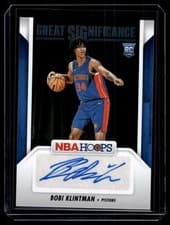2024-25 Hoops Great SIGnificance Bobi Klintman #GS-BKP card