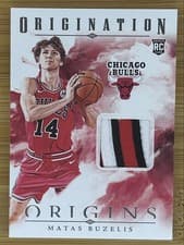2024-25 Panini Origins Origination Memorabilia Set Matas Buzelis #OM-MBZ card
