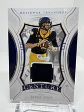 Jared Goff 2025 Panini National Treasures Collegiate Century Materials card