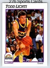 Todd Lichti 1991-92 Hoops Base Set card
