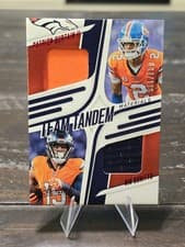 2025 Panini Absolute Team Tandem Materials Patrick Surtain II / Nik Bonitto #TTM-DEN card