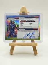 Ahmad Nowell 2024-25 Bowman University Chrome College Application Autographs card