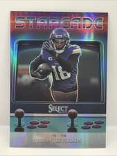 2025 Panini Select Starcade Justin Jefferson #13 card