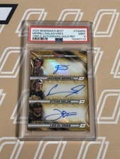 Ethan Salas / Leo De Vries / Jackson Merrill 2024 Bowman's Best Triple Autographs card