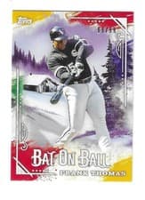 2025 Topps X Bob Ross: The Joy of Baseball Bat on Ball Frank Thomas #BOB-7 card