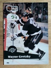 Wayne Gretzky 1991 Pro Set card