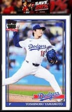 Yoshinobu Yamamoto 2026 Topps 1991 card