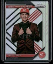 Trae Young 2018 Panini Prizm Luck of the Lottery card