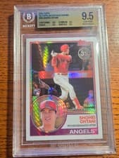 Shohei Ohtani 2018 Topps Silver Pack 1983 Chrome Promo card