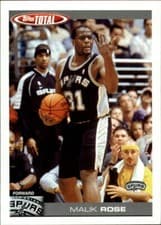 Malik Rose 2004-05 Topps Total Base Set card