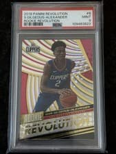 Shai Gilgeous Alexander 2018 Panini Revolution Rookie card