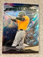Tommy White 2025 Panini Prizm Fireworks card