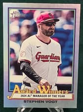2025 Topps Heritage Award Winners Stephen Vogt #AW-7 card