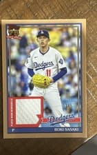 2026 Topps 1991 Topps Relics Roki Sasaki #91R-RS card