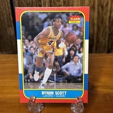 Byron Scott 1986 Fleer card