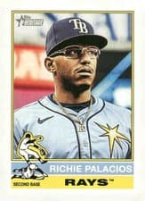 Richie Palacios 2025 Topps Heritage card
